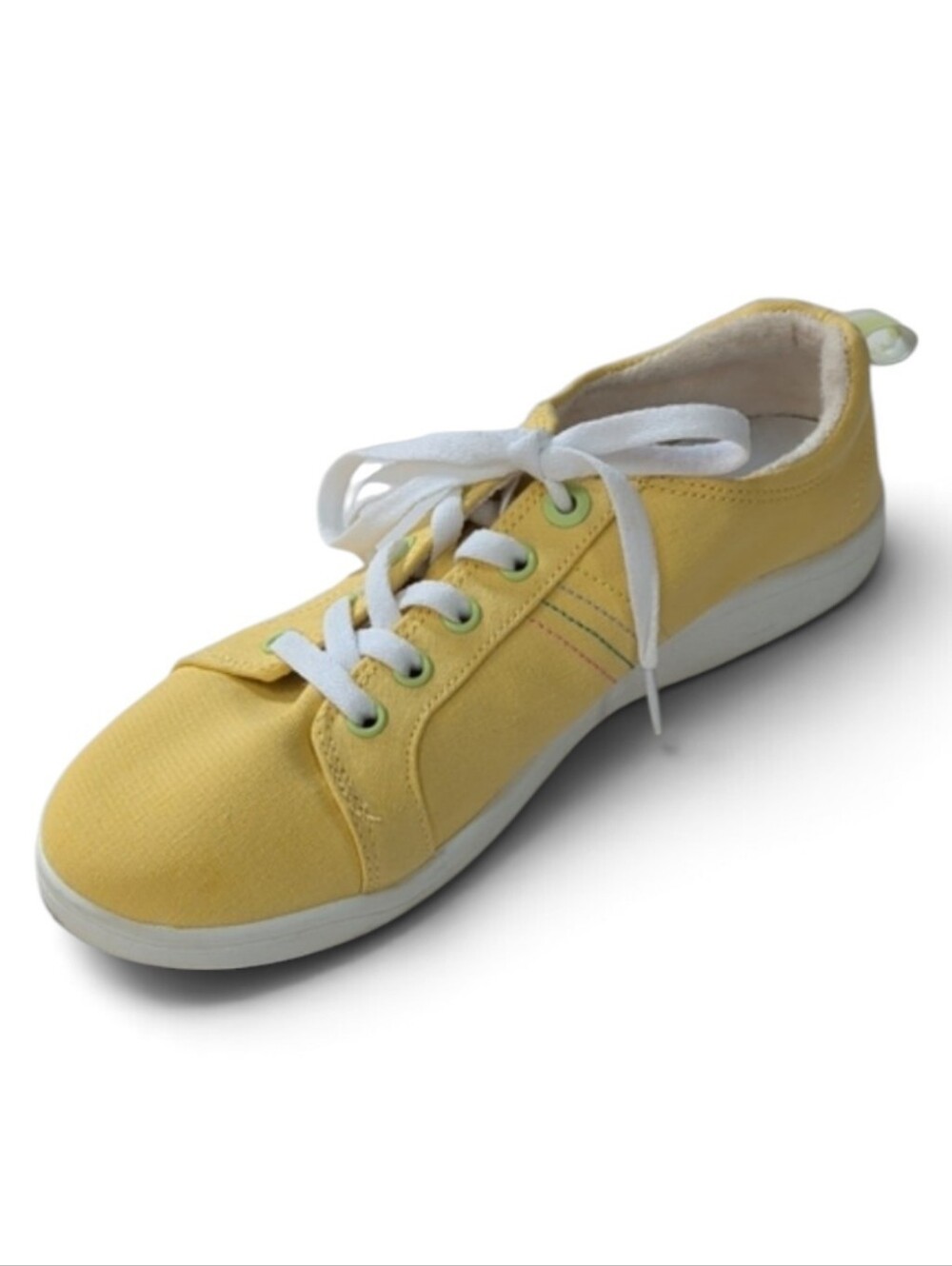 Vionic Beach ,Stinson, Yellow Sneakers With Accent Stitching. Sz 8.5
